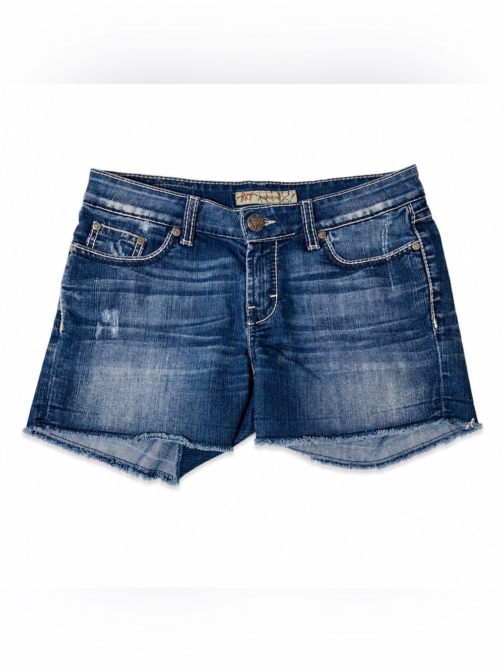 BKE Madison Denim Shorts Embroidered Flap Pocket Women’s Size 29 - Picture 2 of 6
